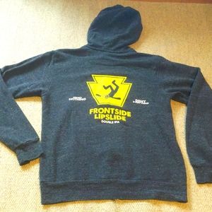 Pizza boy  Brewery zip up Sweatshirt size medium